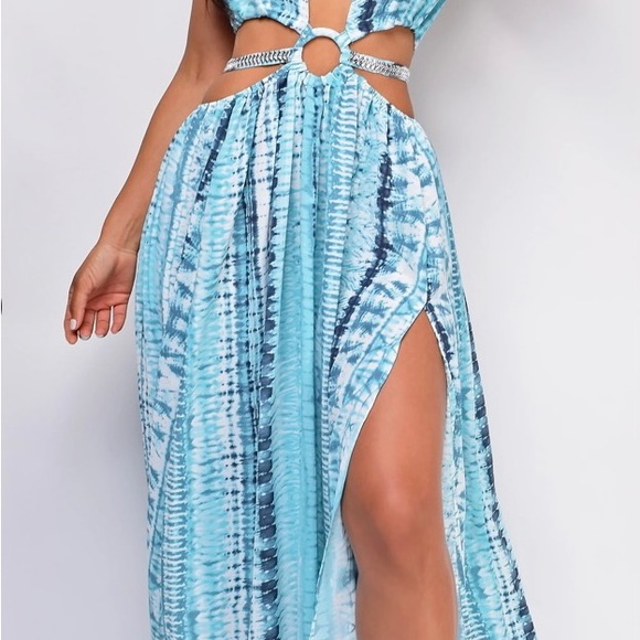 Double Slit Maxi Dress NWT - Picture 6 of 6